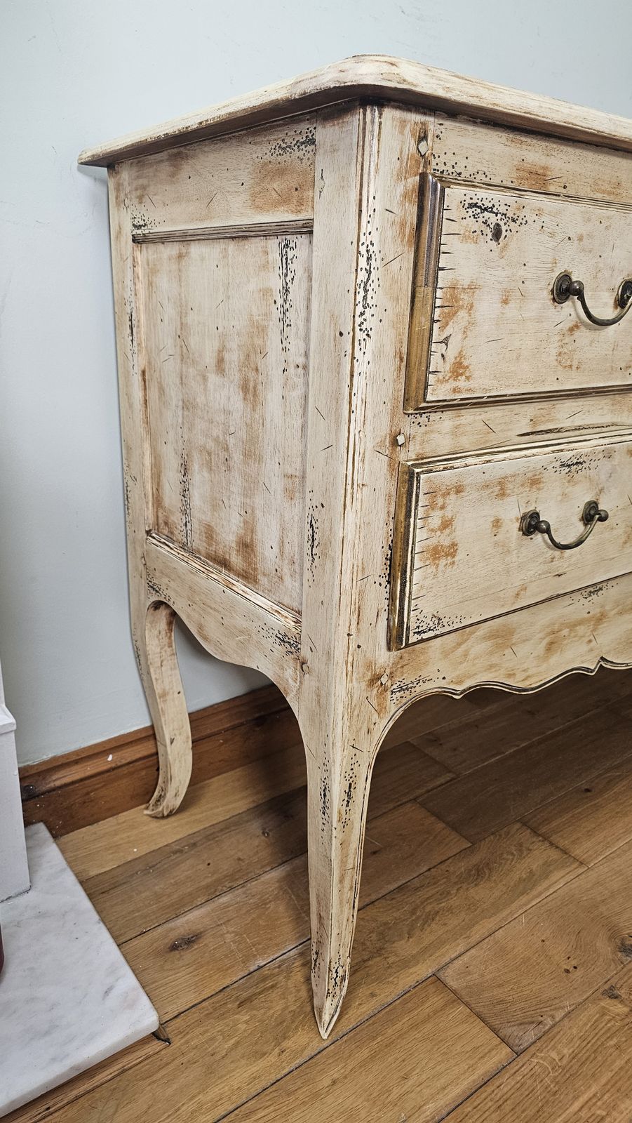 Vintage Bleached French Chest Of Drawers photo vinterior