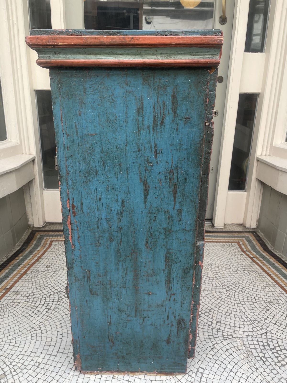 European Folk Art Painted Cupboard photo buy
