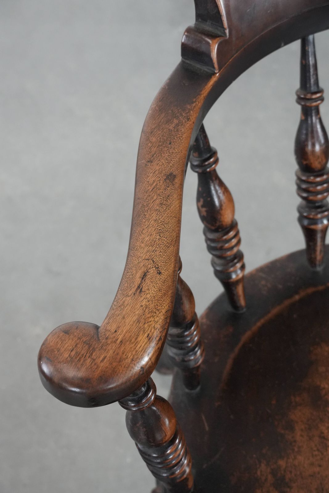 Antique English Captain's Chair/ Side Chair/ Desk Chair From The Early 19th Century photo buy
