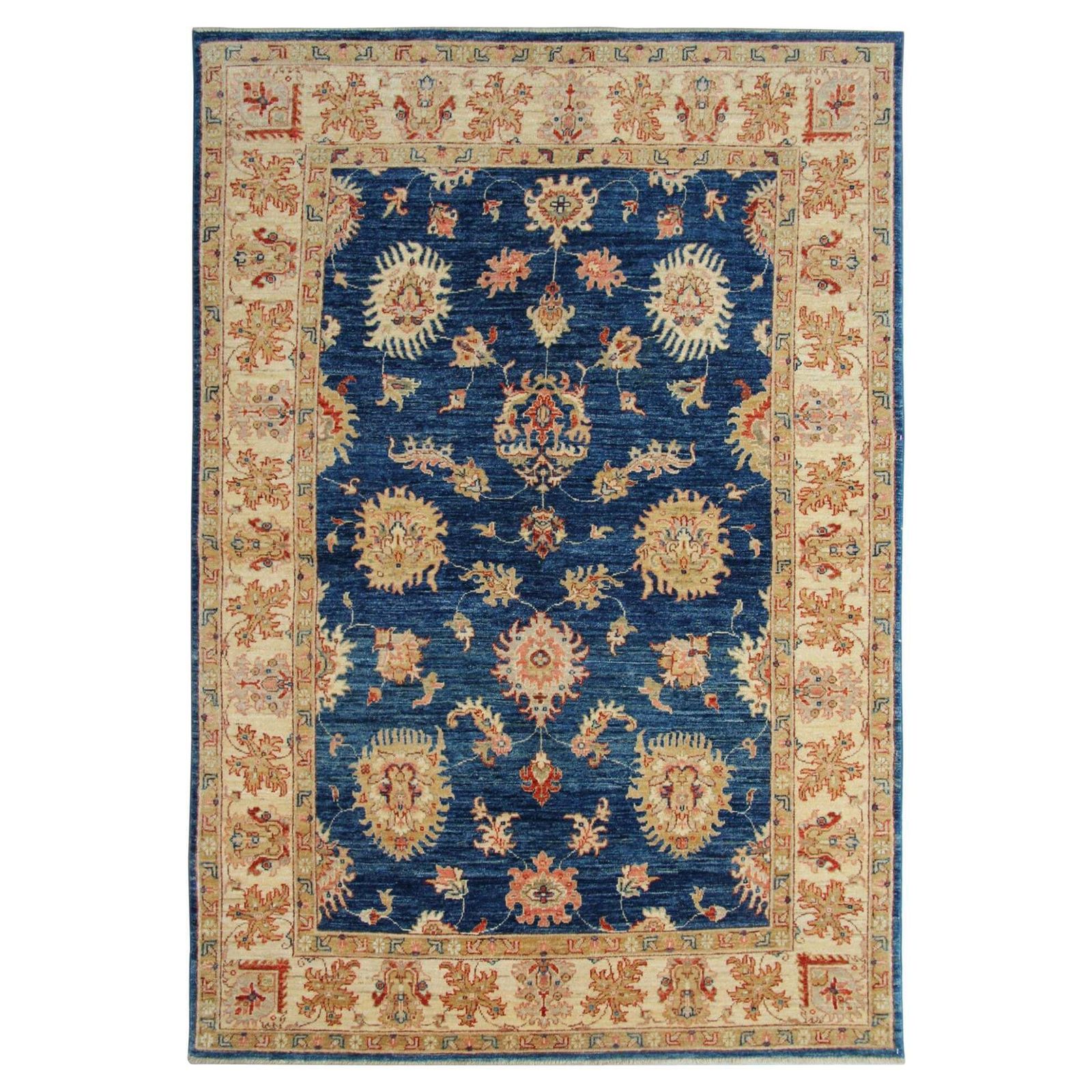 Oriental Rug Blue Zeigler Carpet Handmade Bedroom Rug