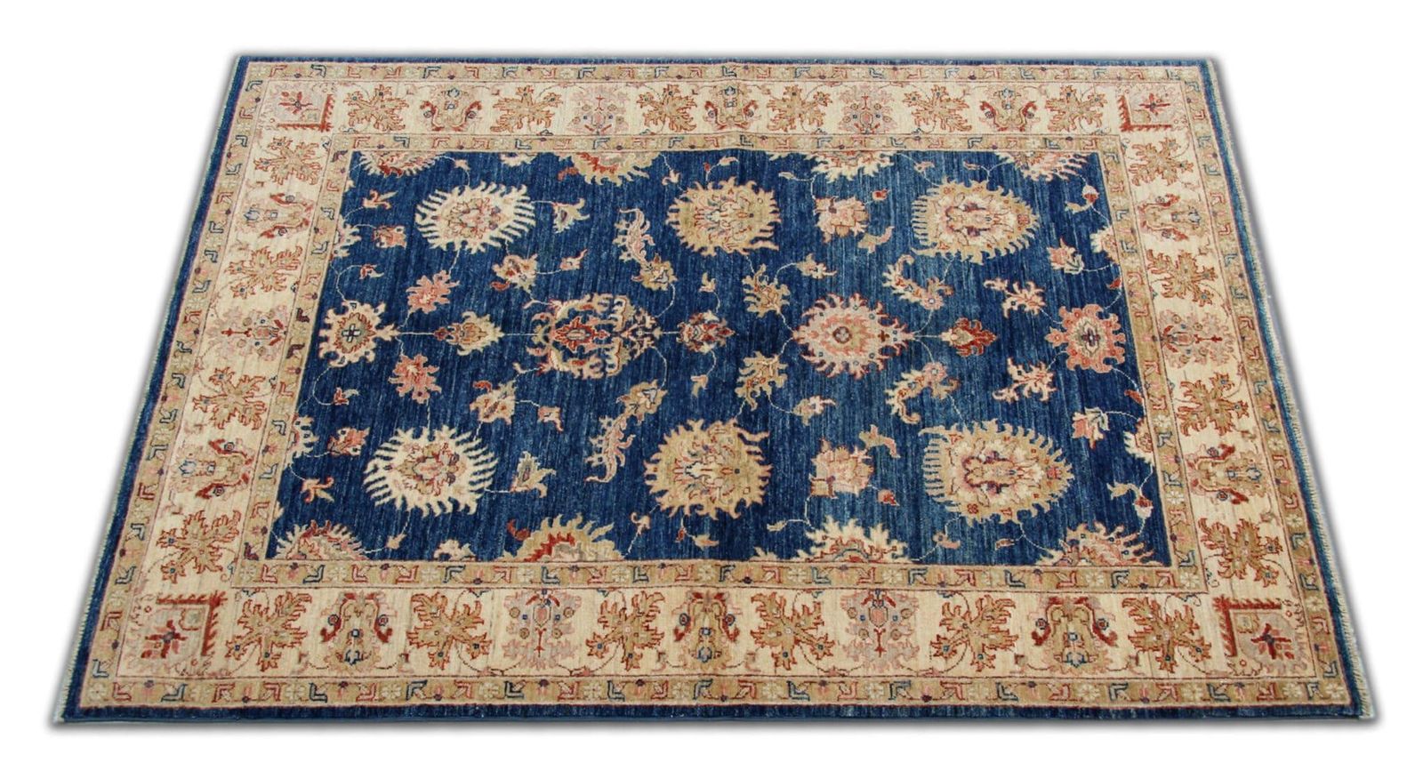 Oriental Rug Blue Zeigler Carpet Handmade Bedroom Rug photo furniture