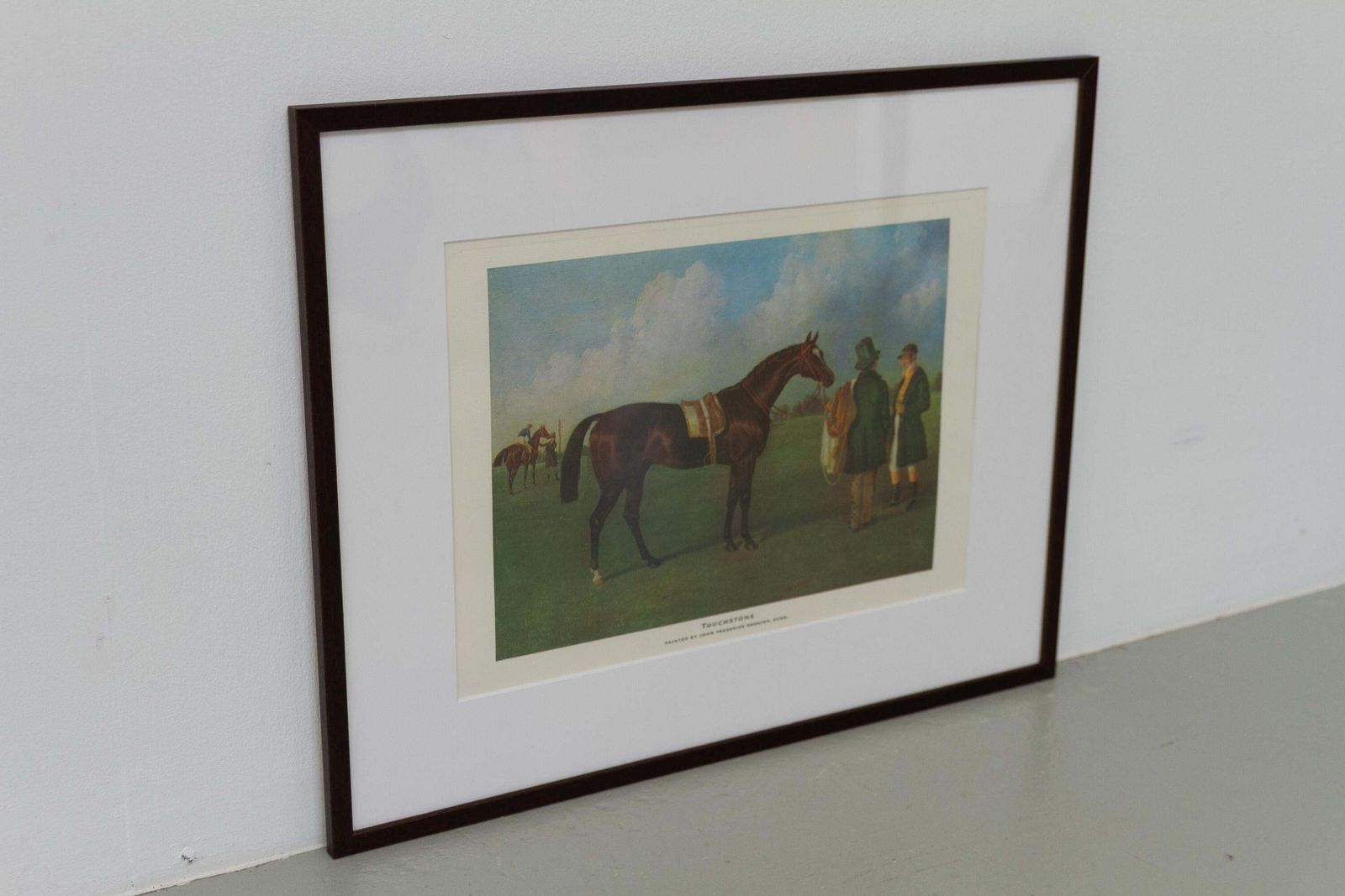 photo buy Framed Print Of Bay Horse "Touchstone" By John Frederick Herring , 20th Century.