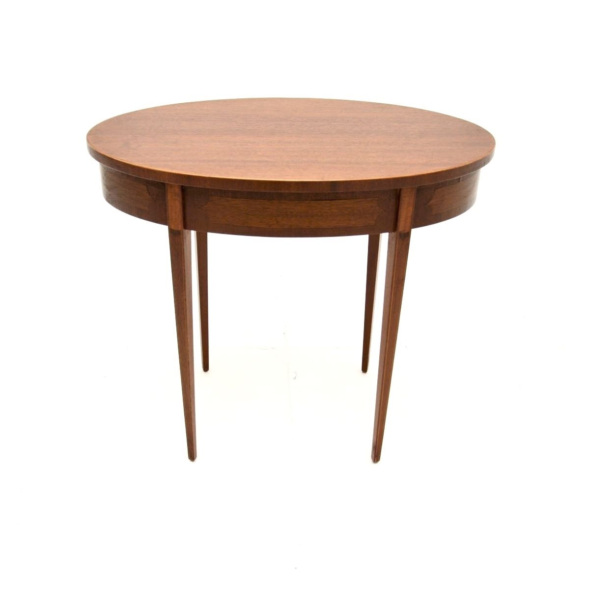 Antique Edwardian Inlaid Mahogany Side Table photo furniture