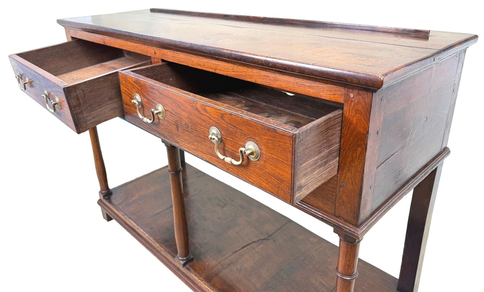 Very Small Georgian Oak Dresser Base Late 18th Century (England, Circa 1770) photo Furniture