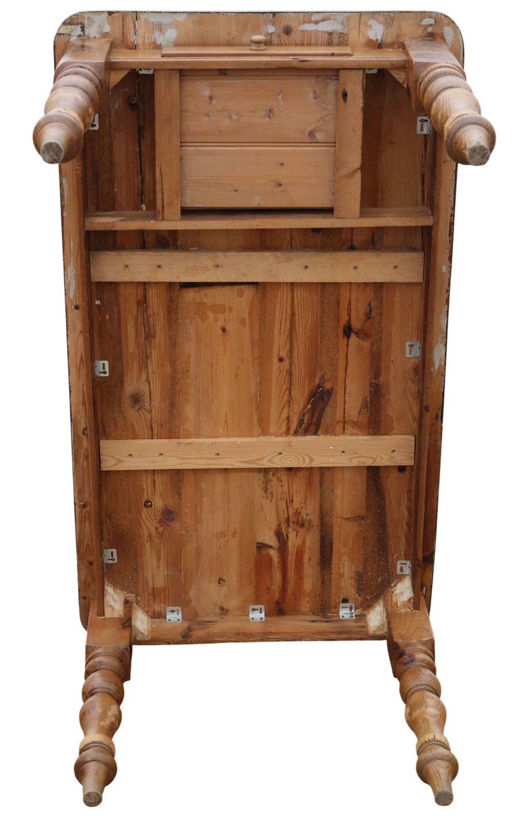 photo furniture Antique 19th Century Pine Kitchen Table – Single Drawer, Quality Country Furniture