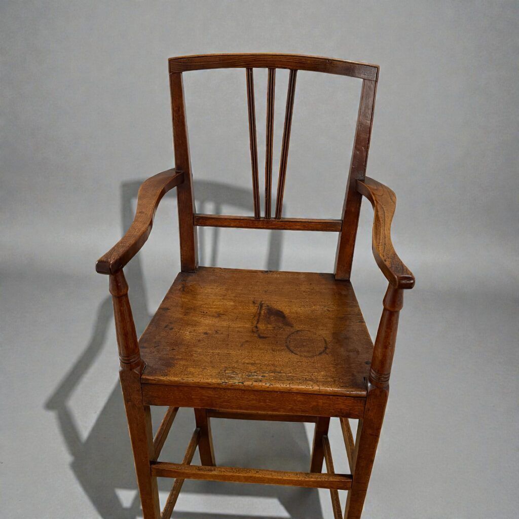 Regency Children’s High Chair, 1800s photo furniture