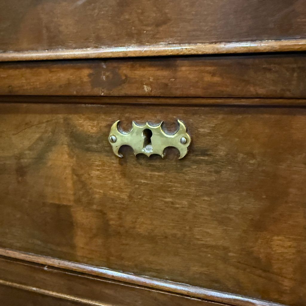 Victorian Style Walnut Veneered Chest Of Drawers Circa 1910 photo 845.0