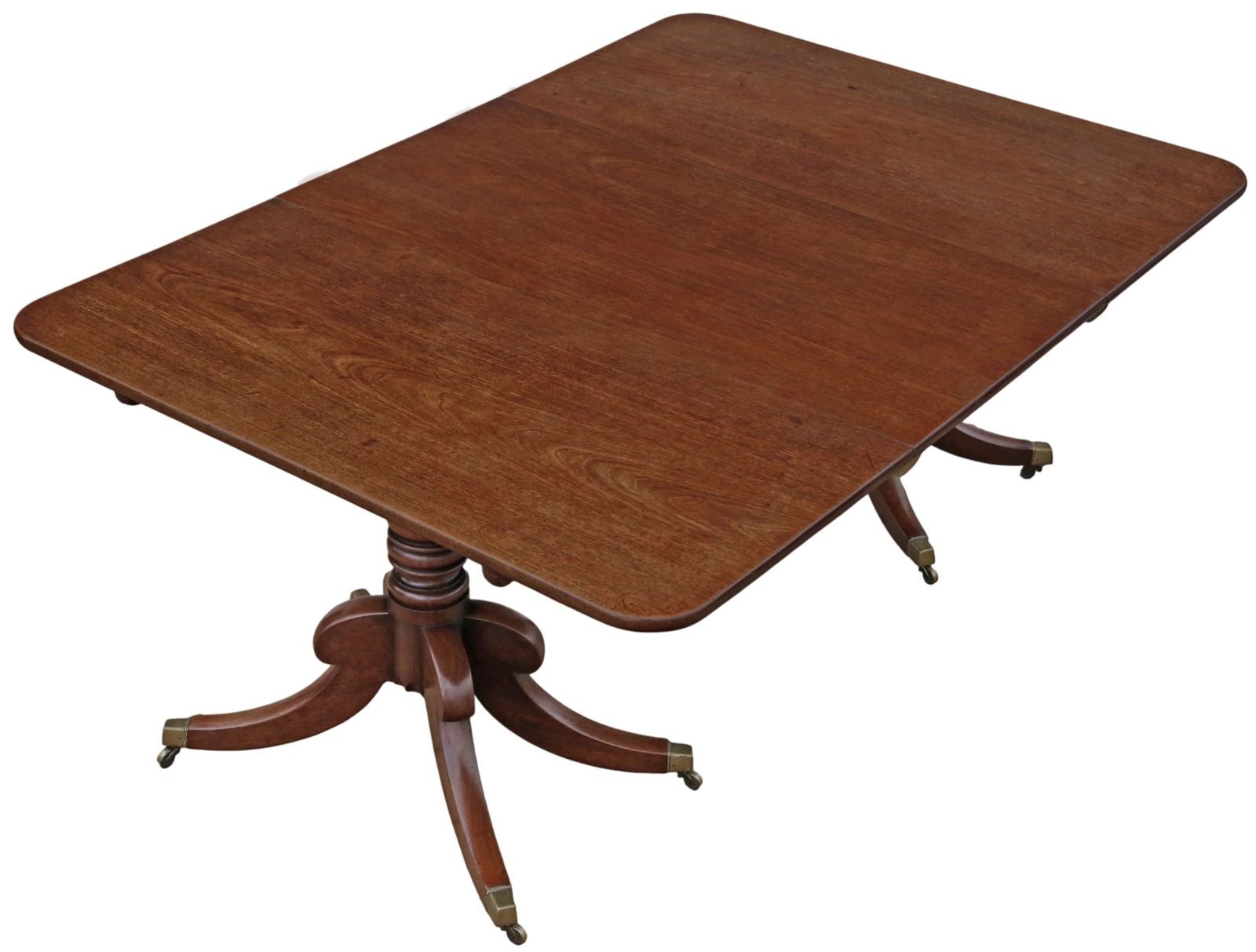 Antique Early 19th Century Georgian Twin Pedestal Dining Table – Fine Quality