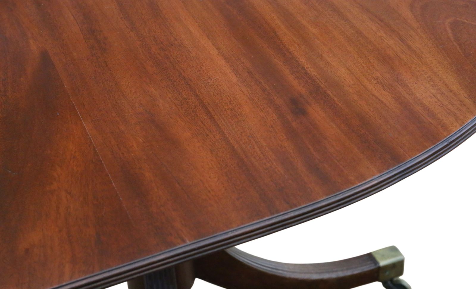 Antique 19th Century ‘D’ End Twin Pedestal Dining Table – Fine Quality photo buy