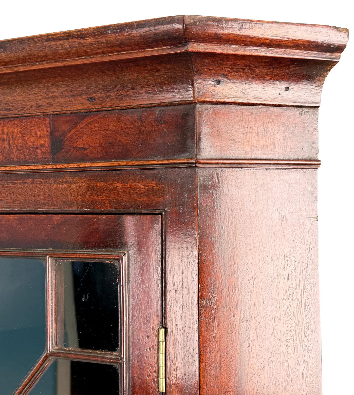 18th Century Georgian Mahogany Double Corner Cabinet (England, Circa 1770) photo Furniture
