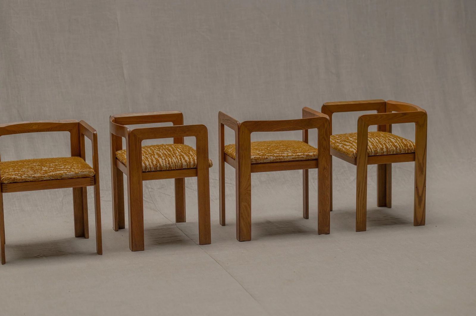 ‘Samara’ Dining Chairs By Derk Jan De Vries For Maisa Di Seveso, Milano, 1970s photo vinterior