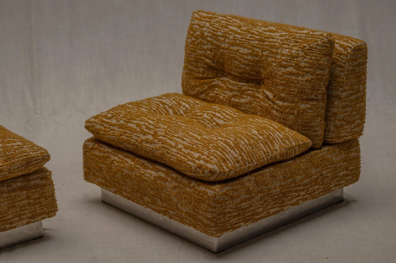 Space Age Lounge Chair Set By Saporiti, Italy, 1970s. photo Furniture