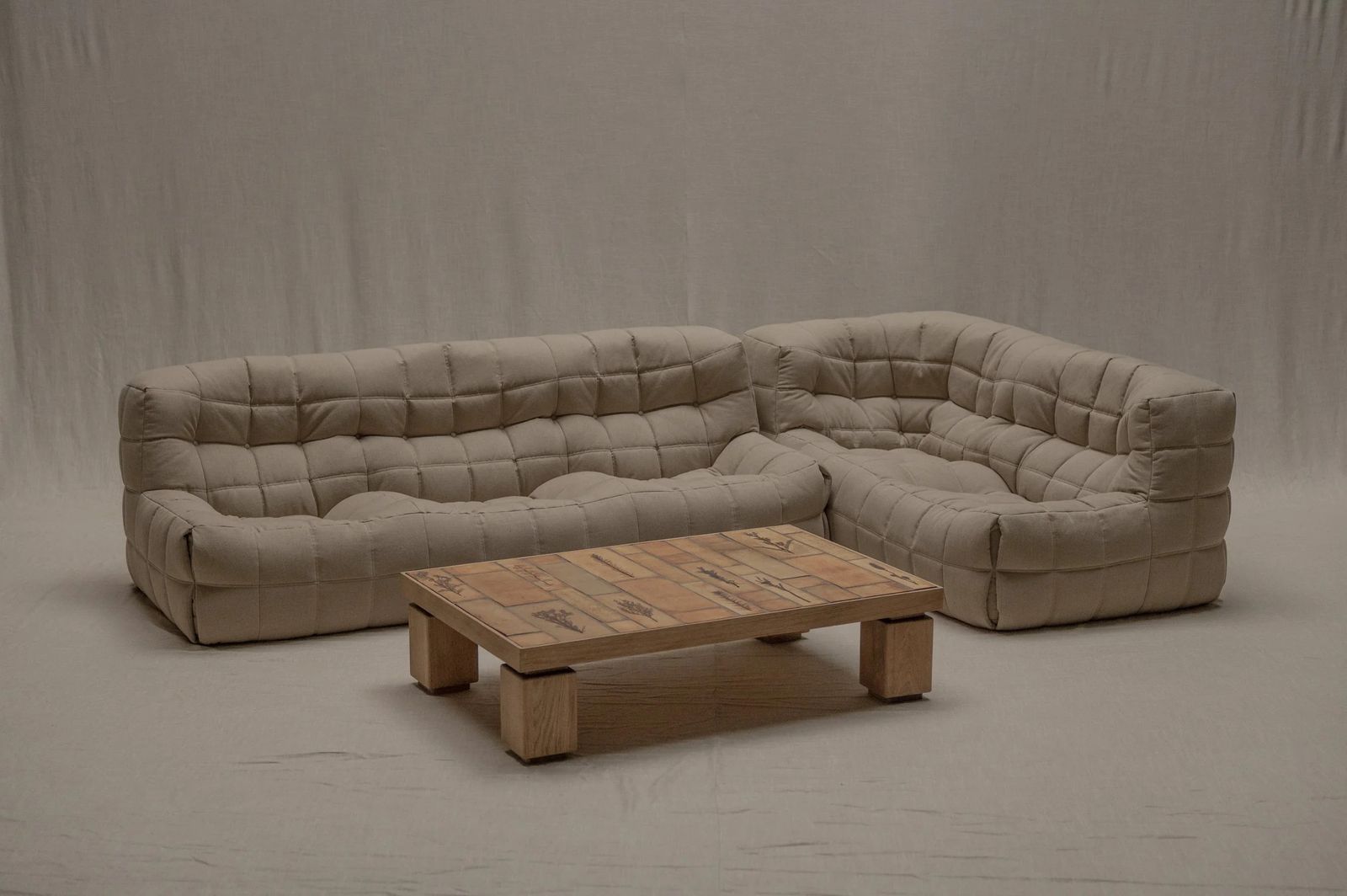 Large Kashima Corner Set   Ligne Roset France 1970s