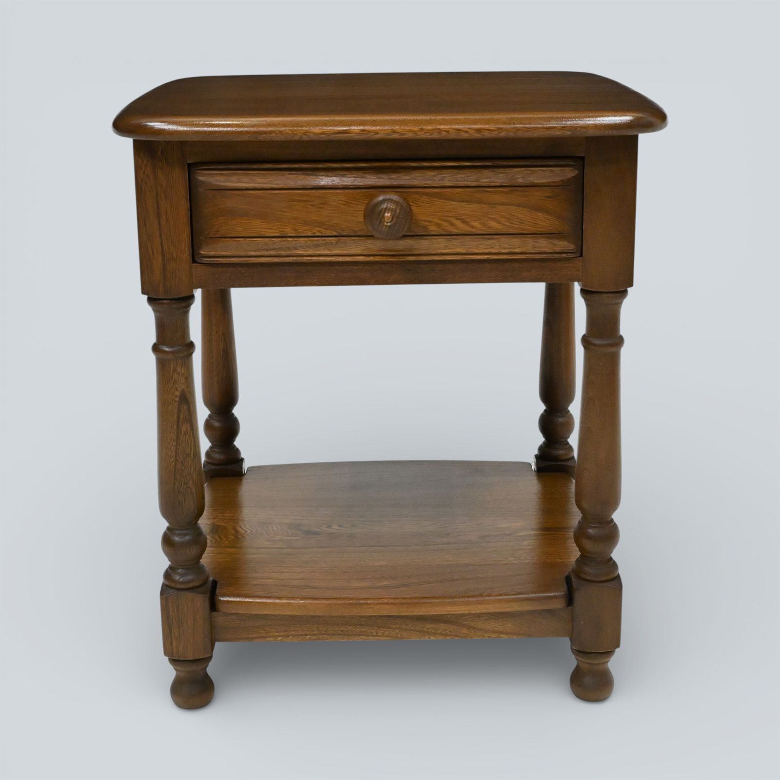 Furniture Ercol Lamp/Bedside Table Golden Dawn Finish Mid Century Modern Elm Free Delivery photo