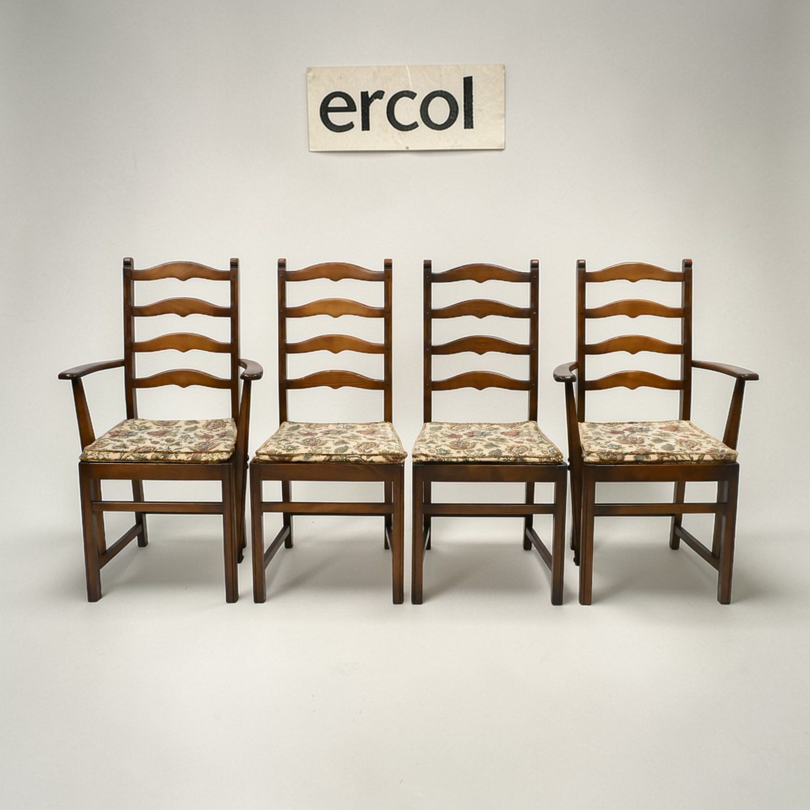 4 Ercol Dining Chairs Model 715(a) Ladder Back Golden Dawn Free Uk Delivery*