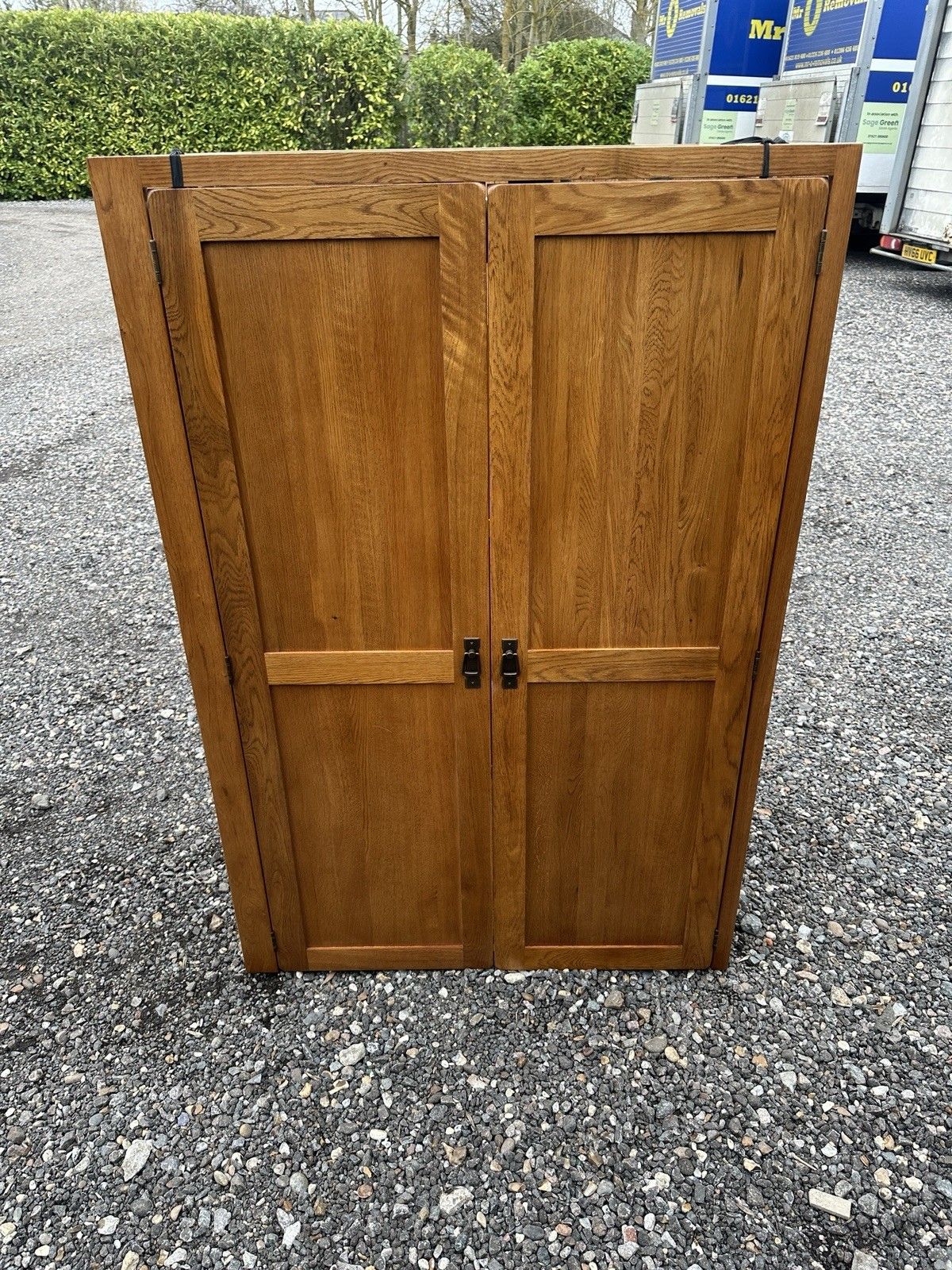 Oak Furnitureland Rustic French Double Wardrobe Solid Wood photo furniture