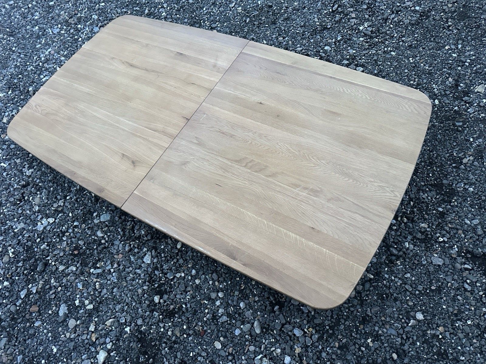 Oak Furnitureland Bentley Natraul Finish Dining Extending Dining Top Only photo furniture
