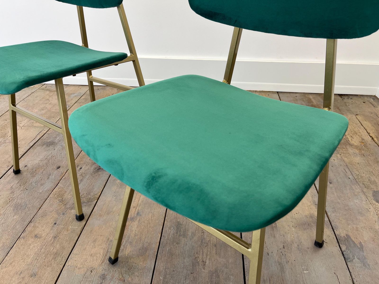 photo vinterior 1 Of 2 Mid Century Modern Chairs By Niko Kralj For Stol Kamnik / Restored / Minimalist Chair / Gold Chair 60s Yugoslavia