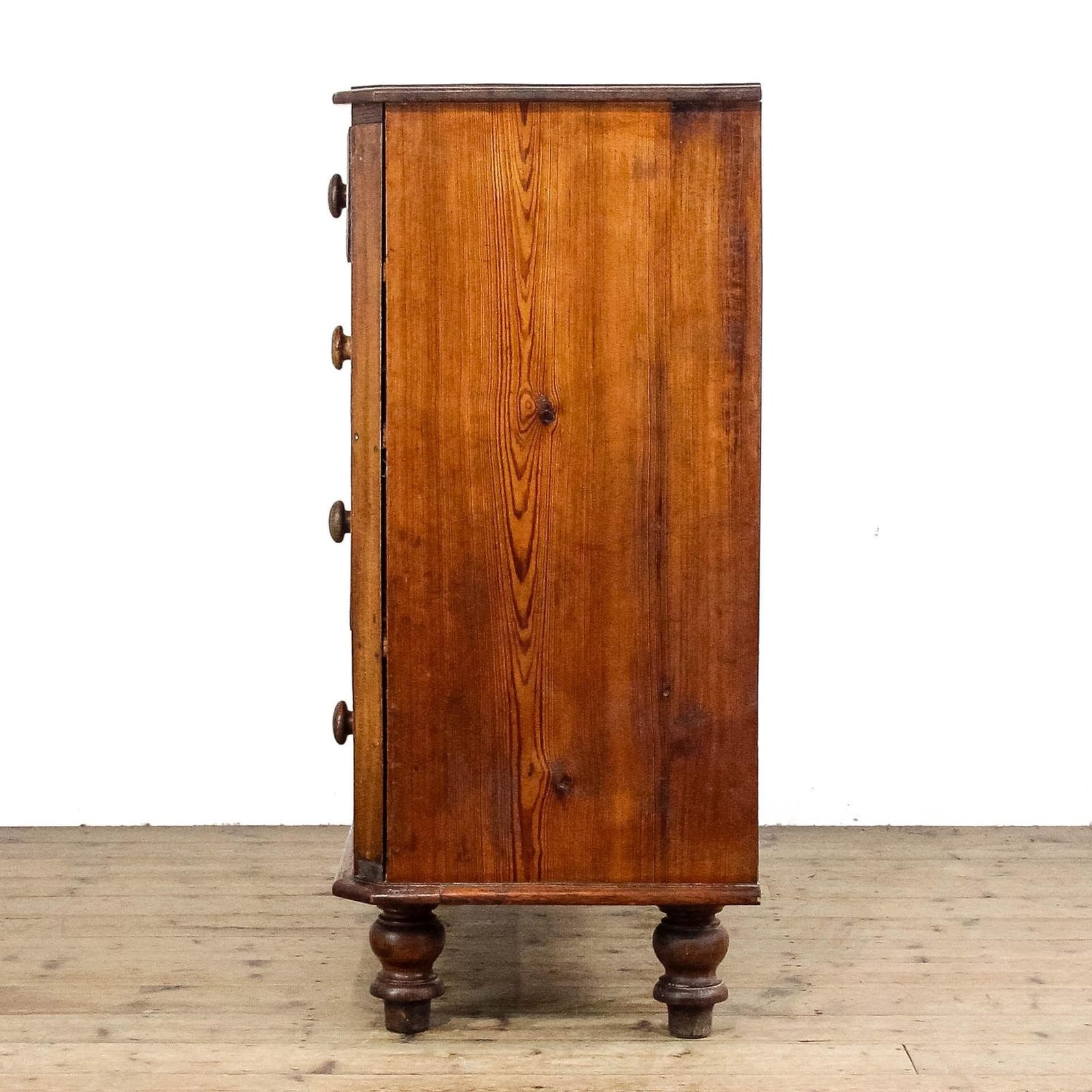 Antique Pitch Pine Chest Of Drawers | Bedroom Storage | Antique Storage | Bedroom | Pine Furniture (M 6745) photo 650.0