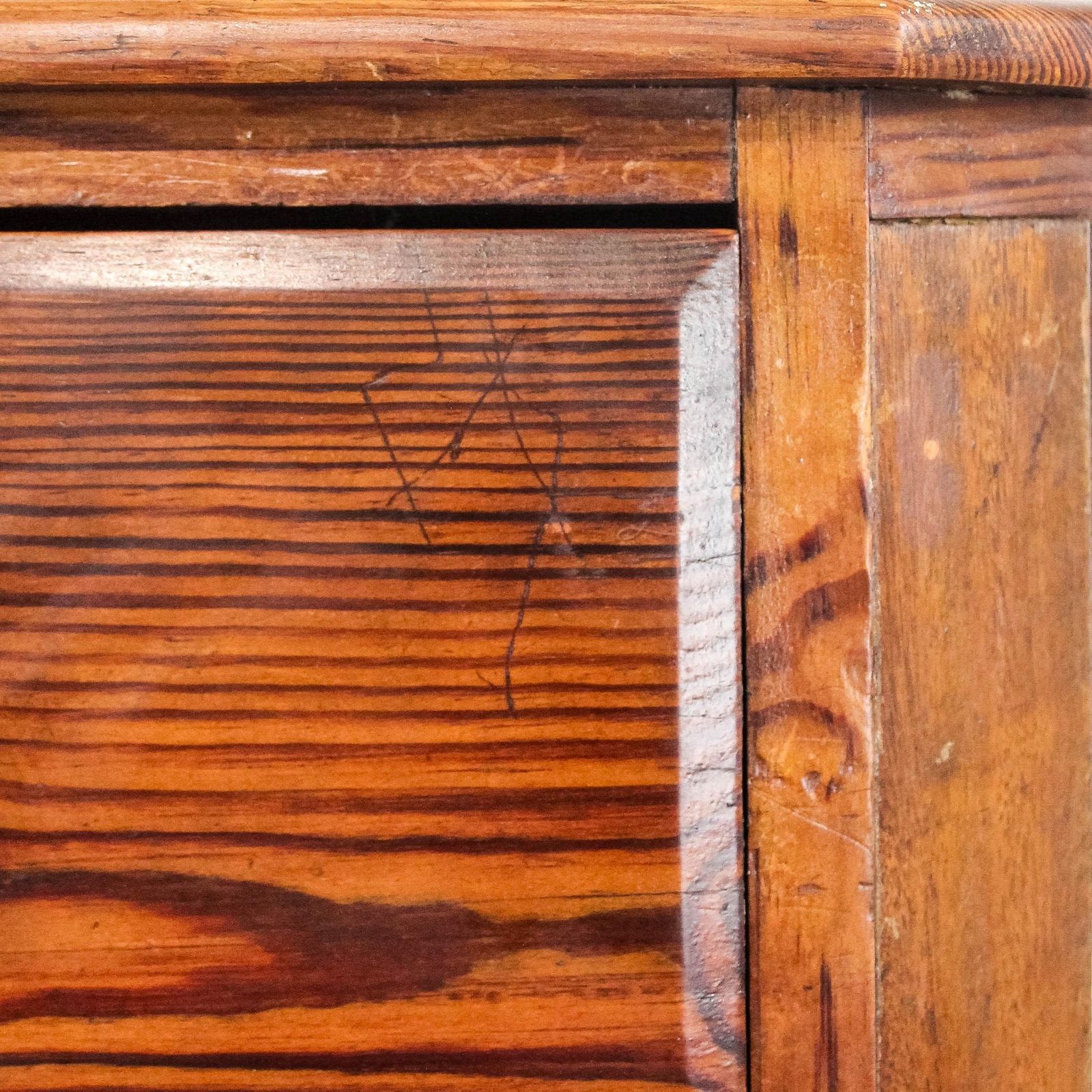 photo for sale Antique Pitch Pine Chest Of Drawers | Bedroom Storage | Antique Storage | Bedroom | Pine Furniture (M 6745)