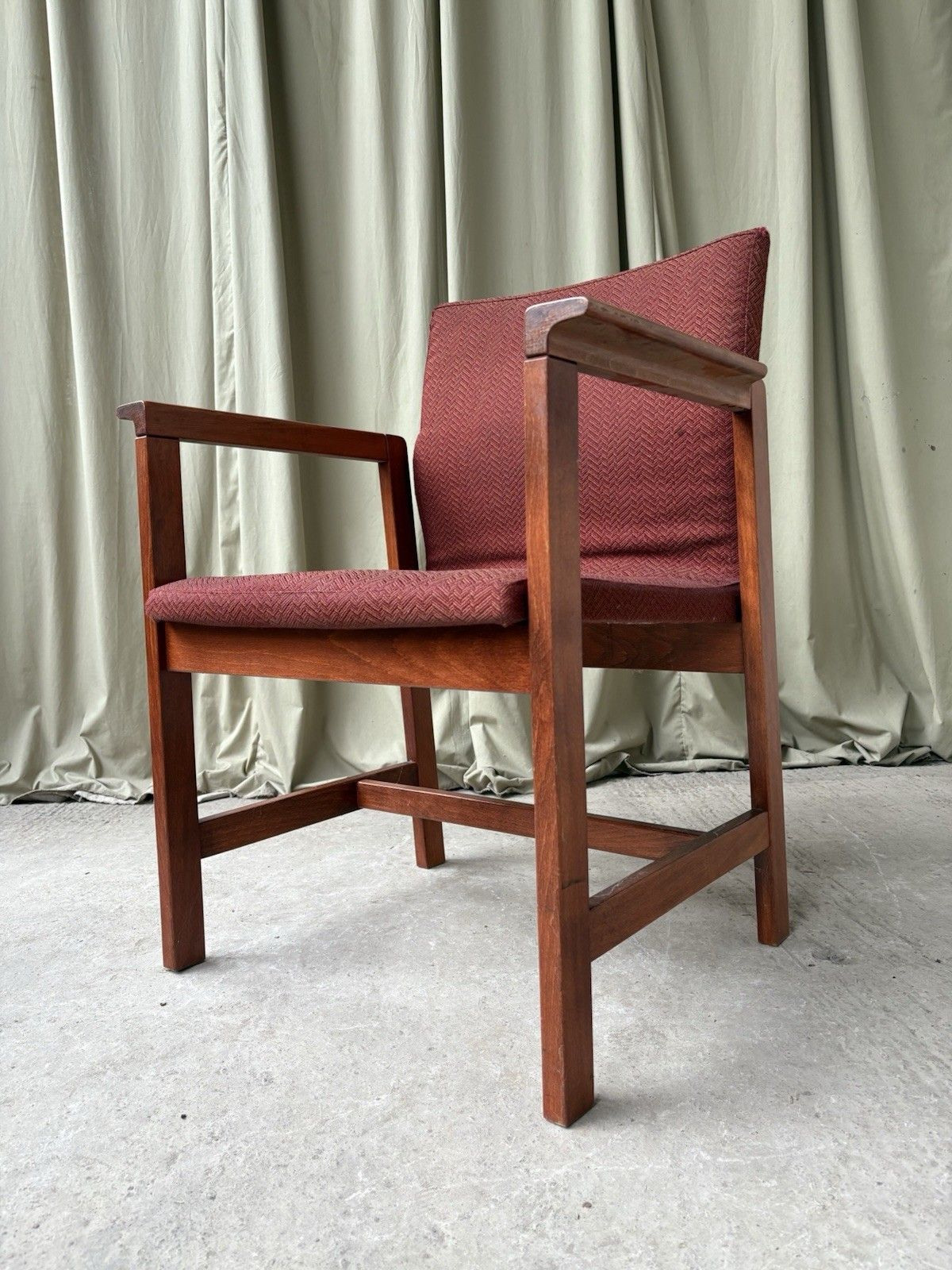 Vtg Late Mid Century Chair Side Armchair  Danish Scandi Retro R1096 photo 241.5