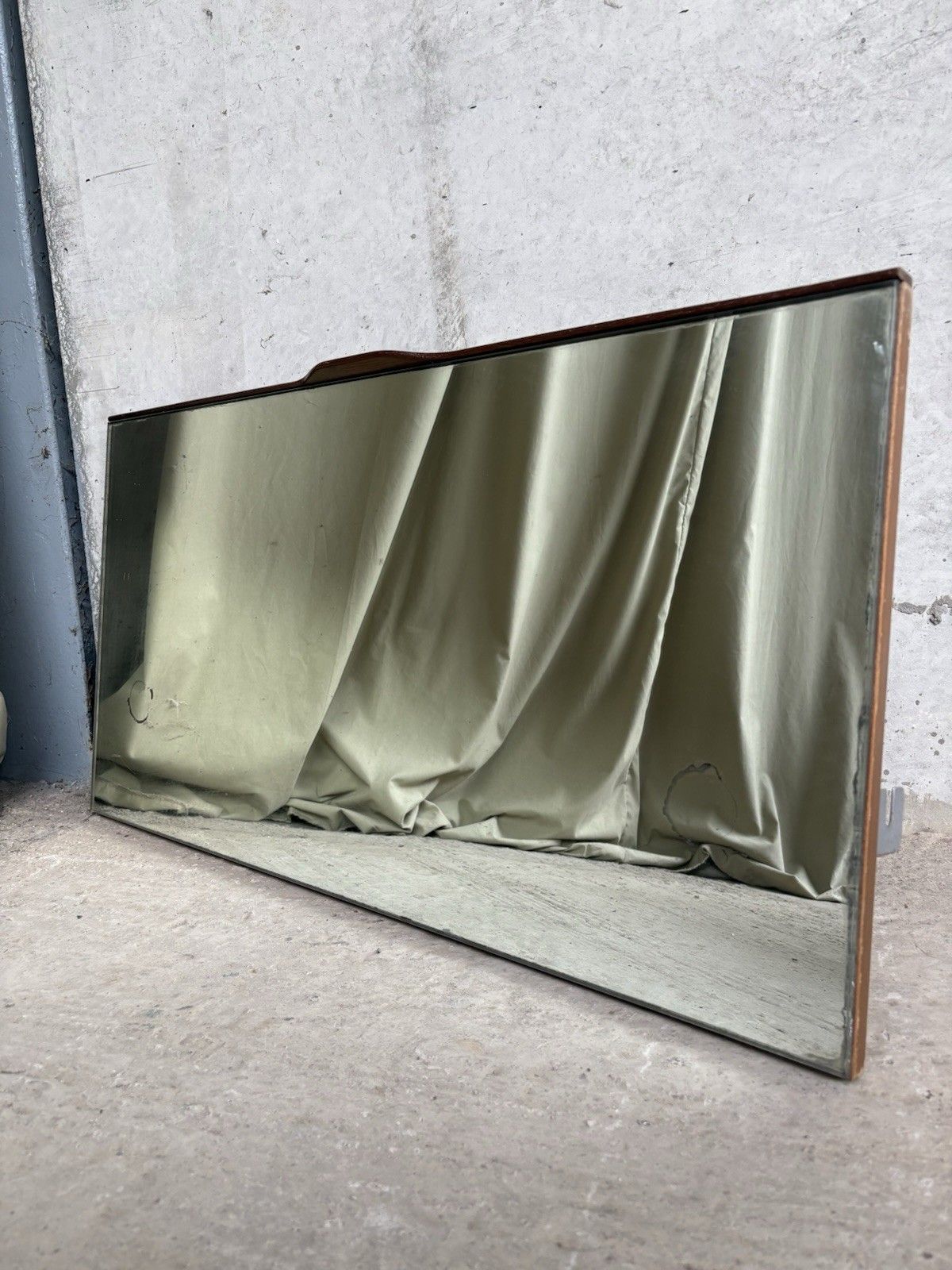 Vtg Mid Century Wall Hallway Mirror Retro R1097 photo Home Decor