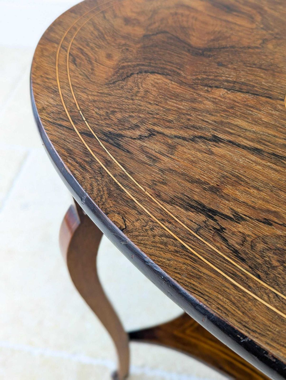 photo for sale Antique Edwardian Rosewood Occasional Table C.1910