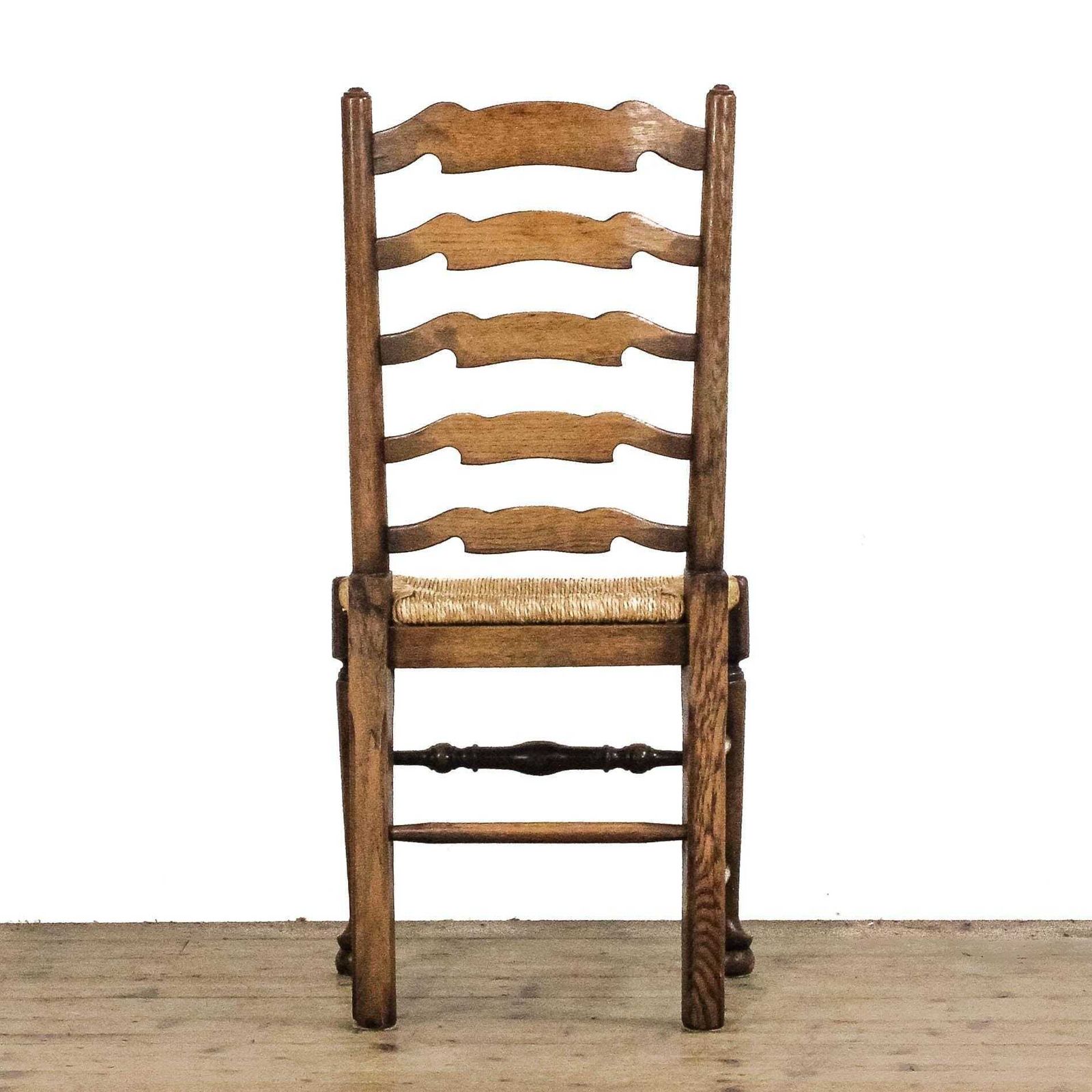 970.0 Set Of Six Traditional Rush Seat Chairs | Set Of Chairs | Antique Chairs | Dining Chairs | Kitchen Chairs photo