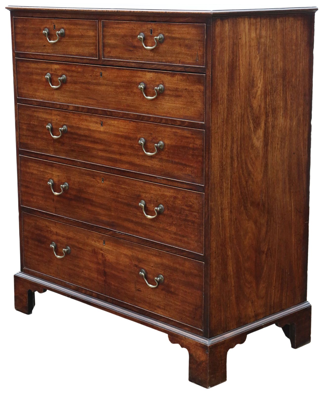 Antique Late 18th Century Georgian Large Mahogany Chest Of Drawers –Fine Quality photo Furniture