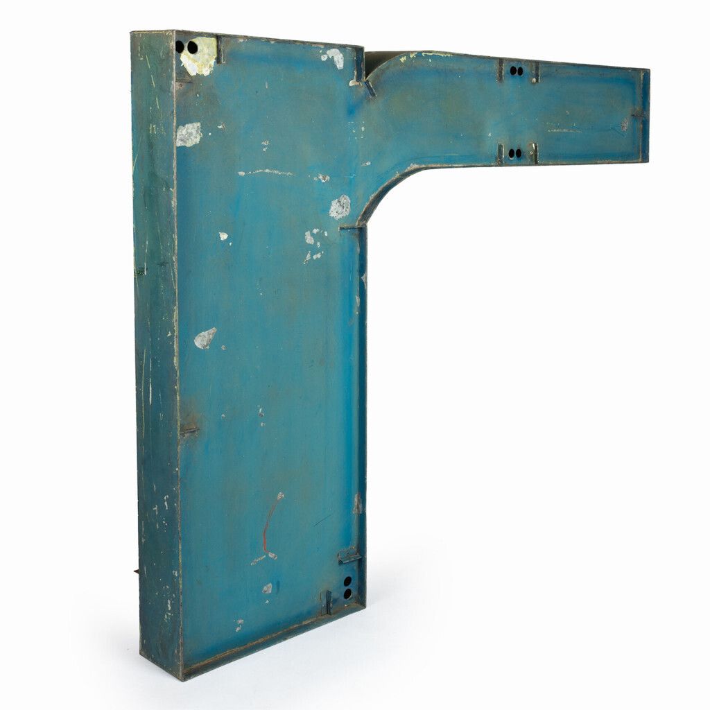 Metal Letter R, 1970s, Vintage
