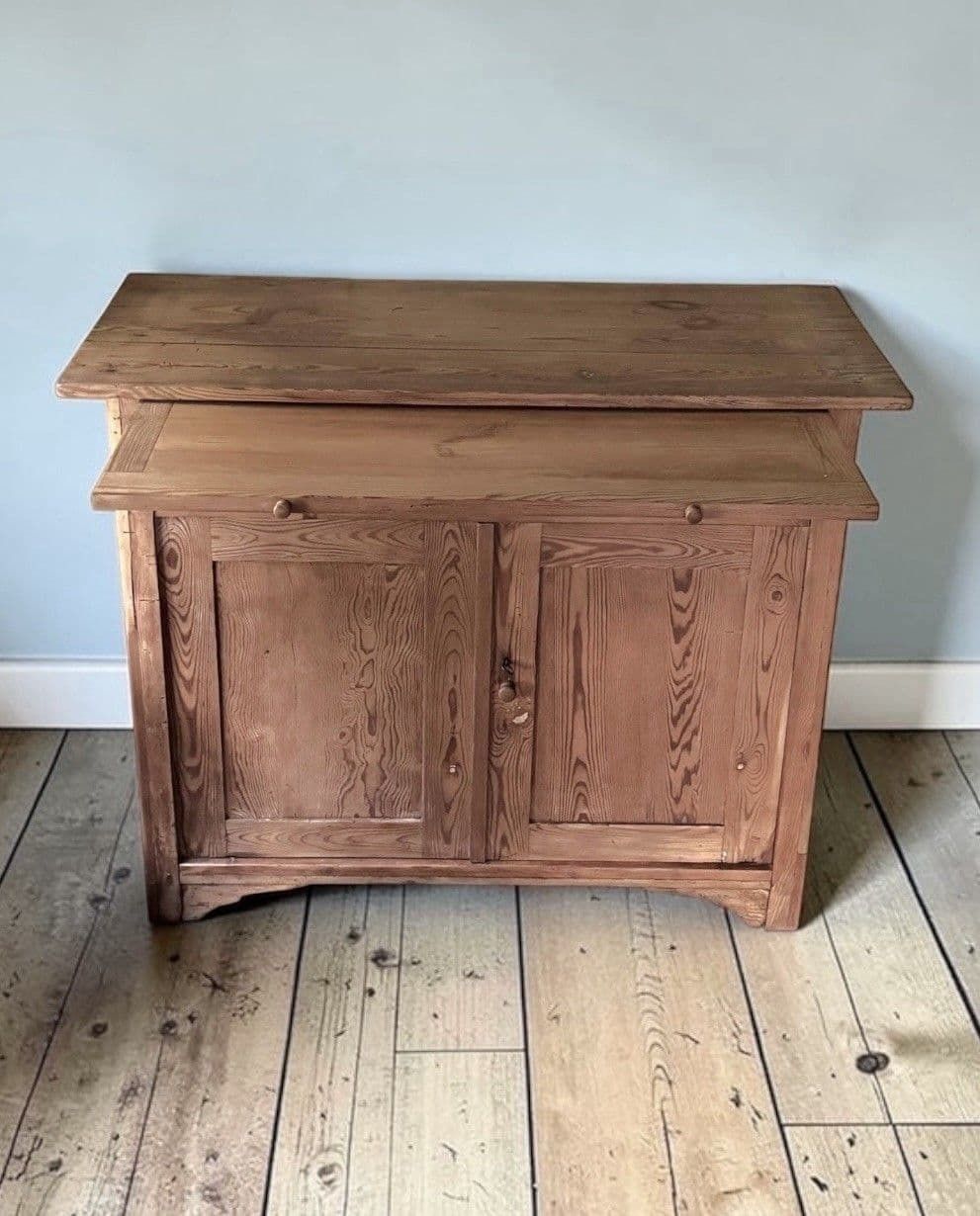 Antique Early 1900’s Solid Pine Sideboard Dresser Server Cupboard photo Furniture
