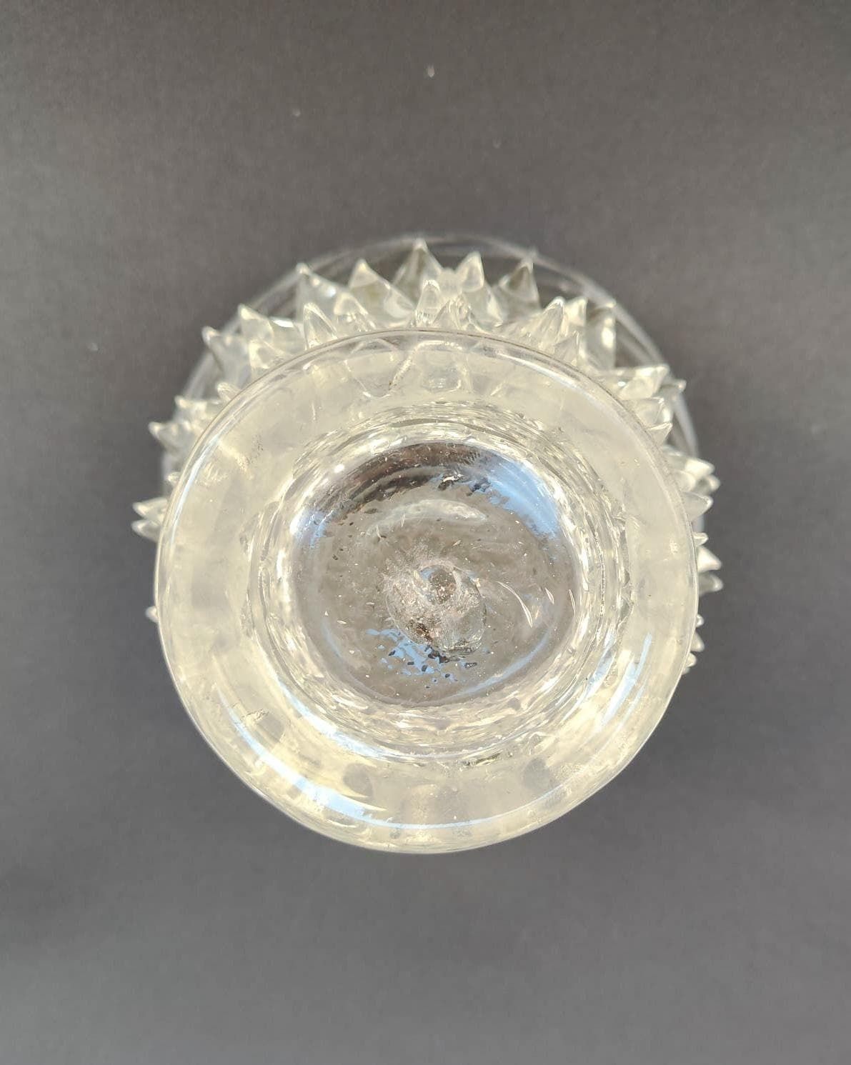 Rare Rostrato Vase In Murano Glass, Vintage Design By Ercole Barovier, 1940s 50s photo vinterior