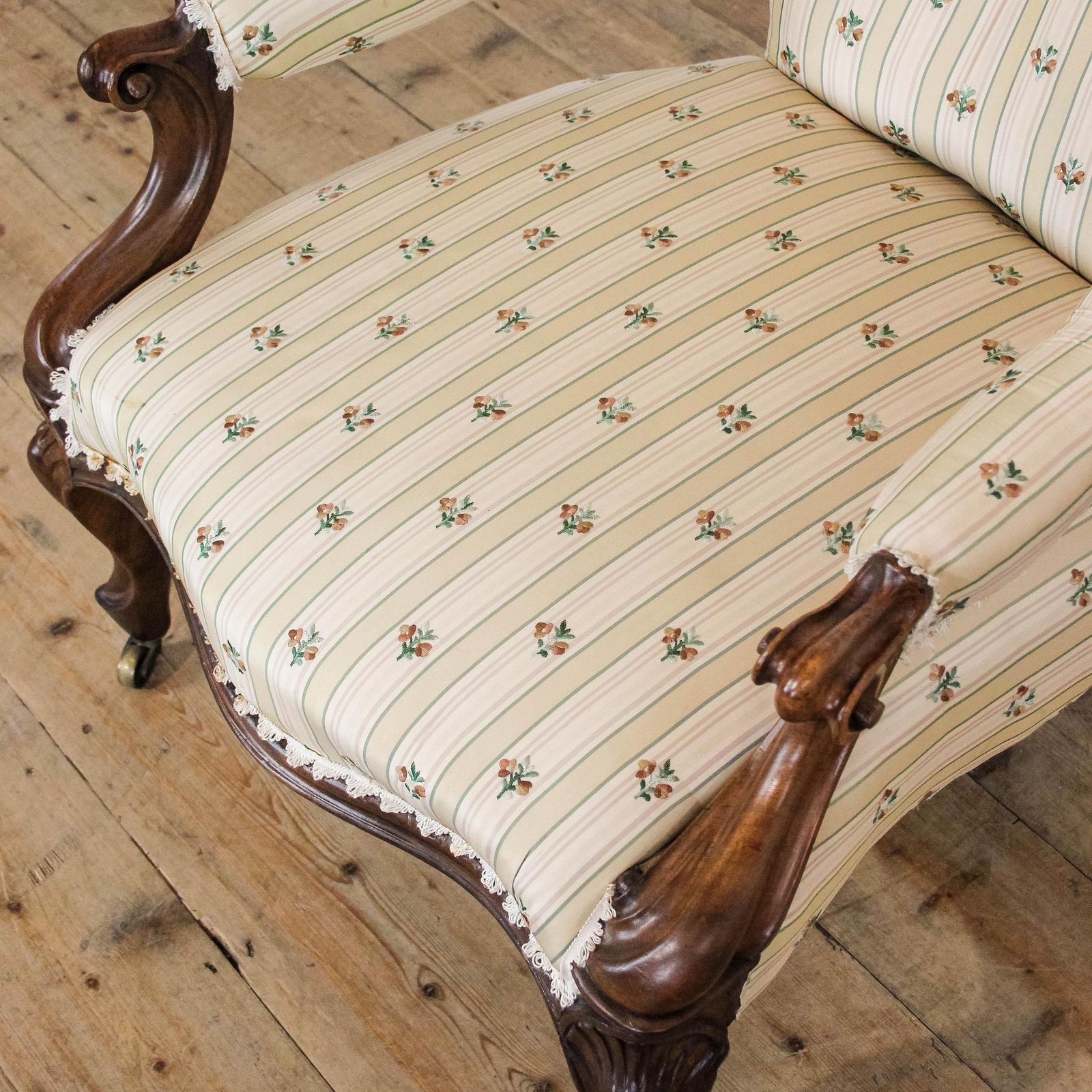 Antique Victorian Upholstered Armchair | Antique Armchair | Antique Seating | Victorian Antiques | Victorian Armchair photo buy