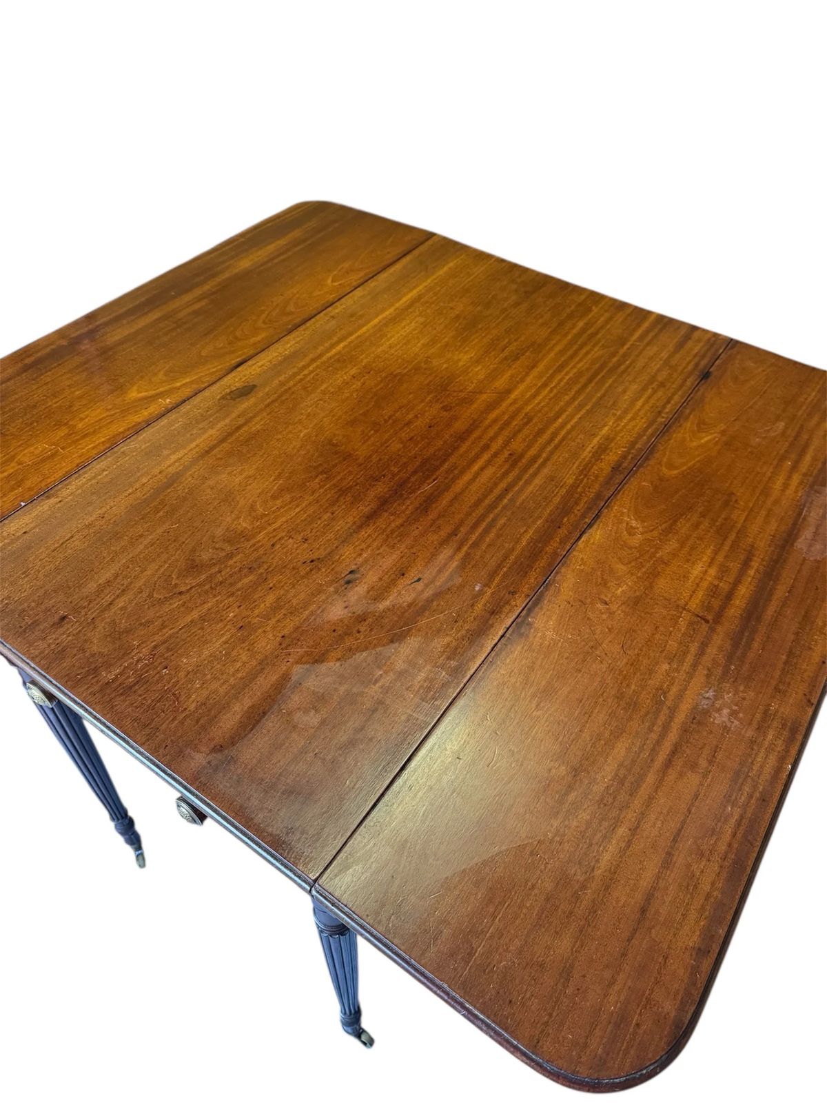 Victorian Mahogany Pembroke Table Drop Leaves Single Drawer Dining photo vintage