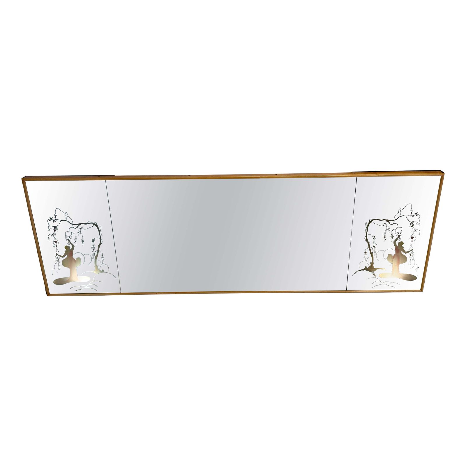 Art Deco Mirror Attributed To Osvaldo Borsani, Italy 1940s