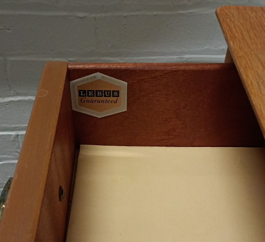 Vintage Mid Century Chest Of Drawers, Harris Lebus   Link, Light Oak photo for sale