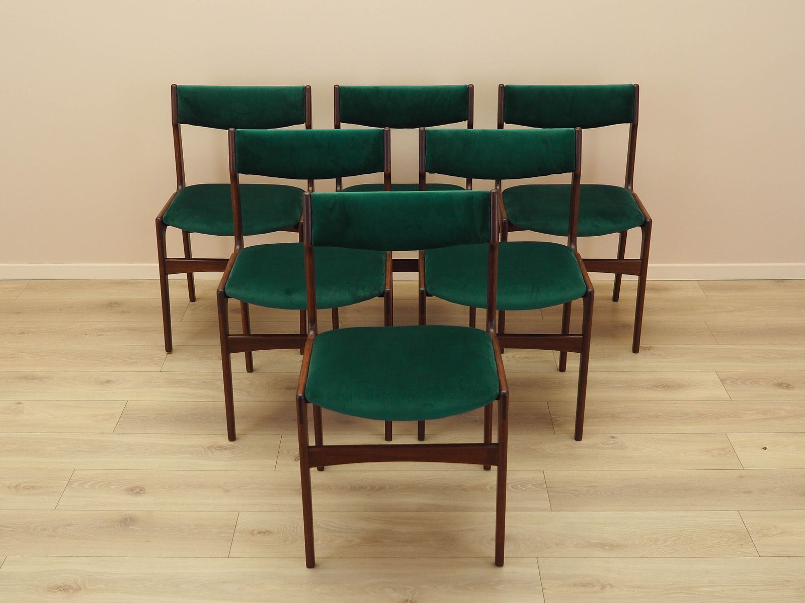 Set Of Six Teak Chairs, Danish Design, 1970s, Production: Denmark photo 1609.0