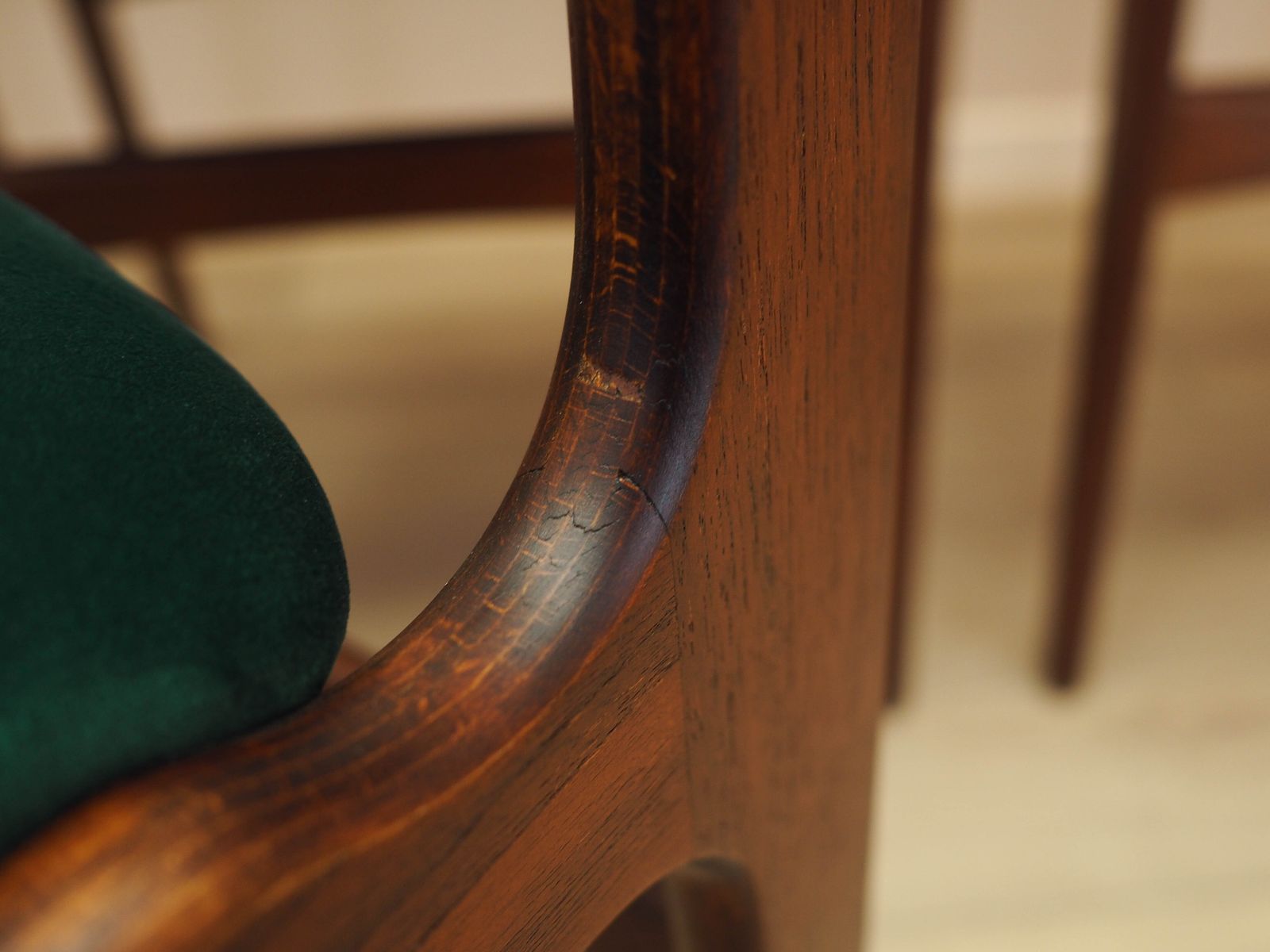 photo vinterior Set Of Six Teak Chairs, Danish Design, 1970s, Production: Denmark