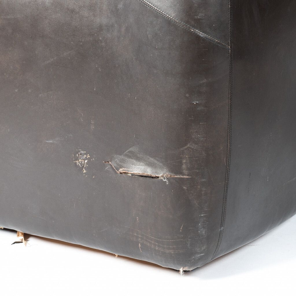 Leather Armchair From Hotel Praha, Designed By Zbyněk Hřivnáč photo 4308.0
