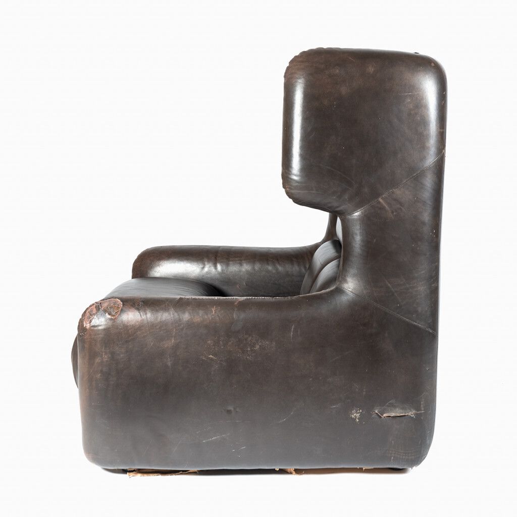Leather Armchair From Hotel Praha, Designed By Zbyněk Hřivnáč photo vinterior