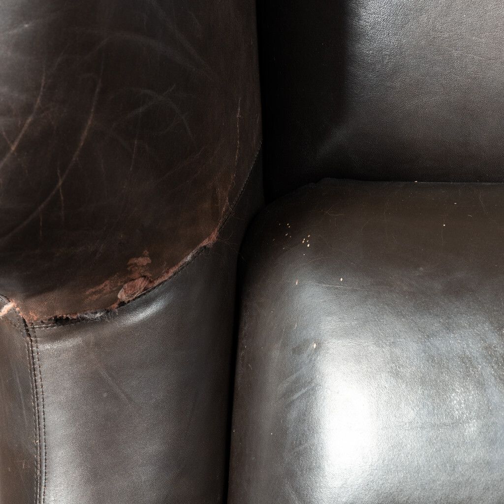photo for sale Leather Armchair From Hotel Praha, Designed By Zbyněk Hřivnáč