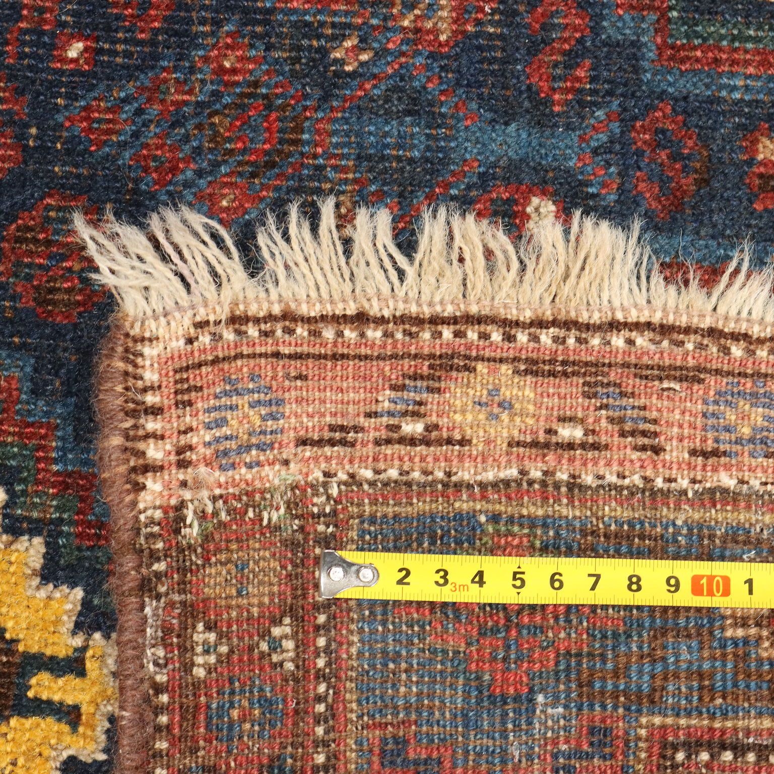 photo furniture Antique Asian Carpet Wool Thin Knot Handmade 73 X 57 In