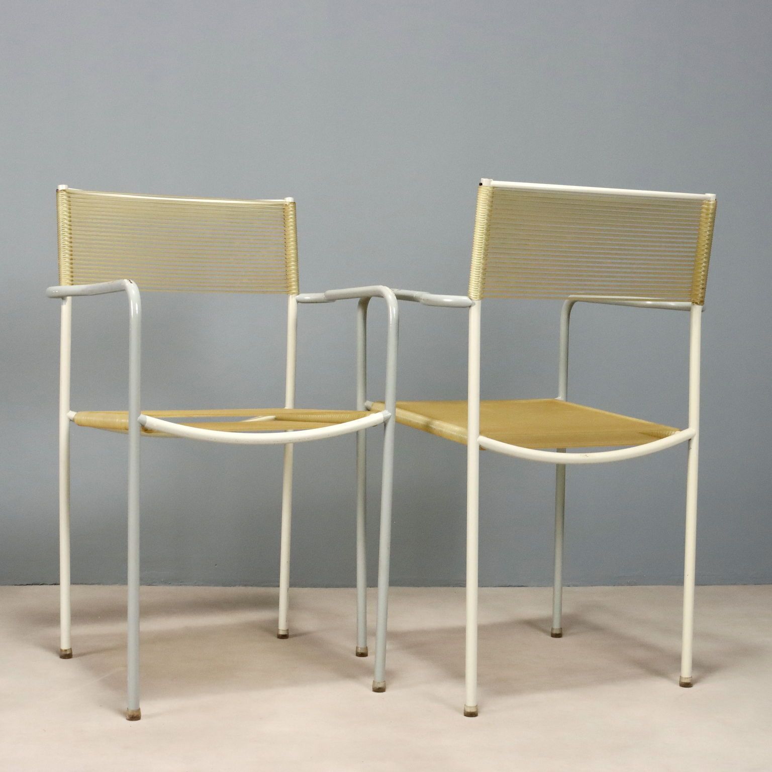 photo for sale Alias Spaghetti Chairs Vintage Design G. Belotti Italy 1980s 1990s
