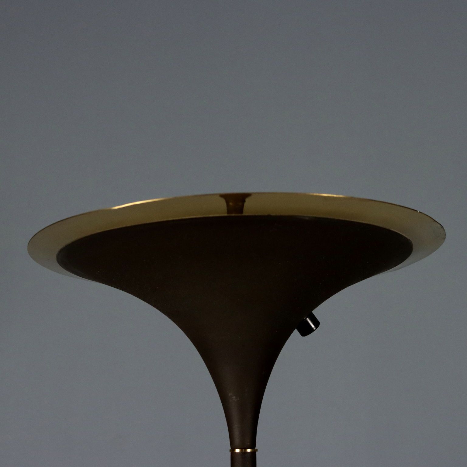 Vintage Lamp Enamelled Metal Brass Design Italy 1980s photo buy