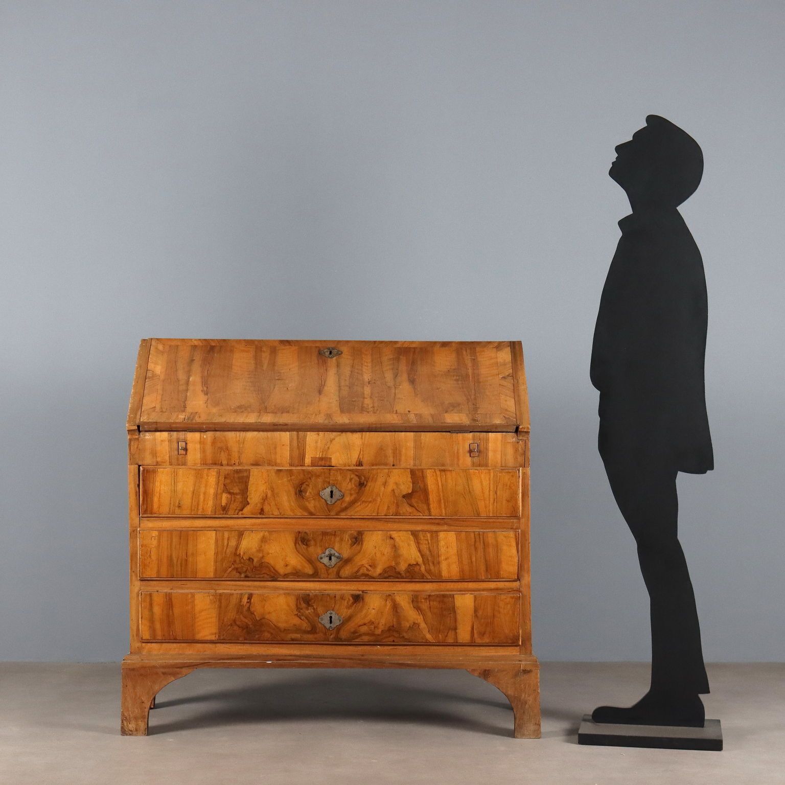 Antique Chest Of Drawers Walnut Burl Poplar Italy XVIII Century photo furniture