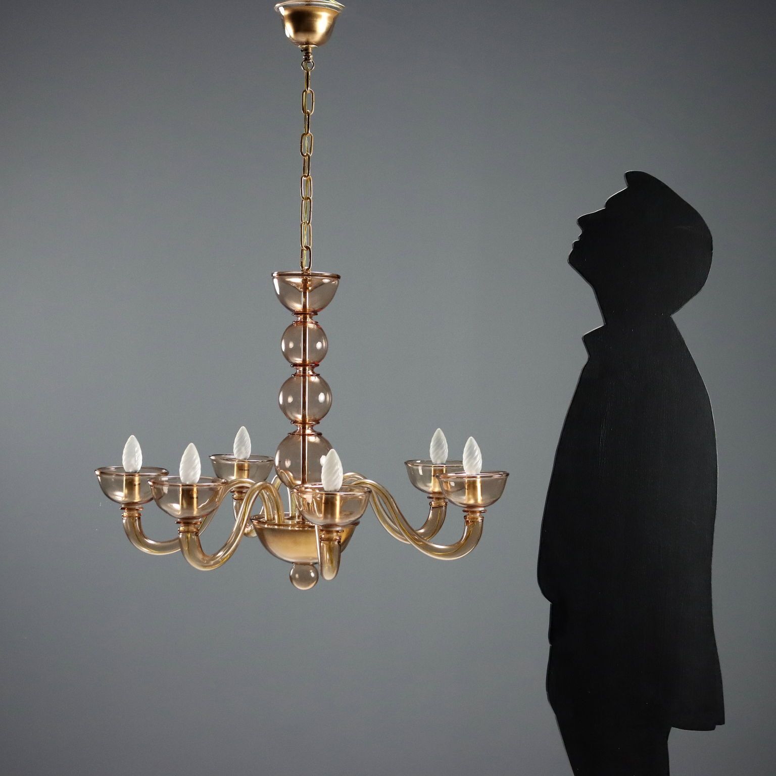 Lampadario In Vetro Soffiato Veneziano photo furniture