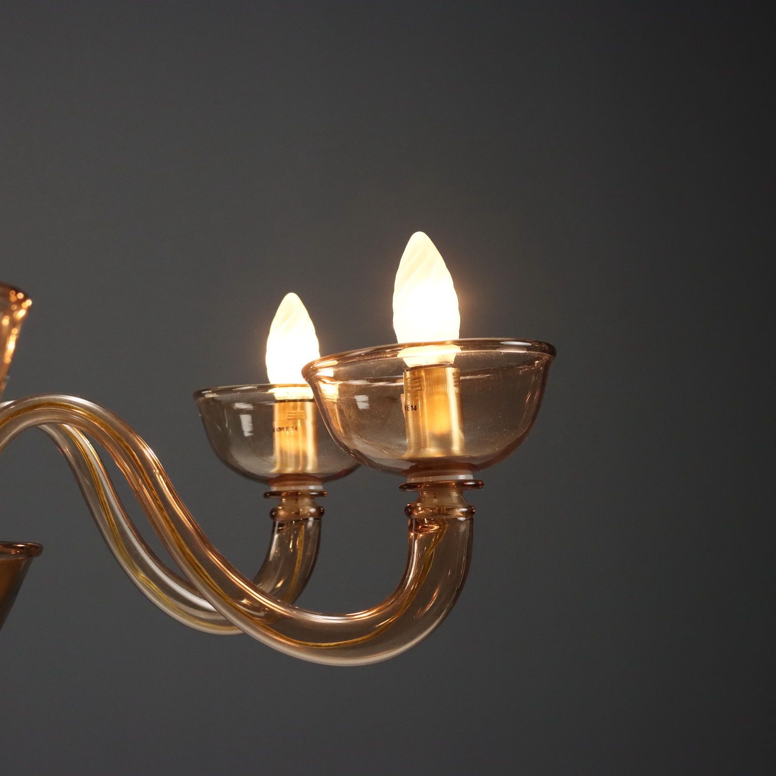 Lampadario In Vetro Soffiato Veneziano photo vinterior