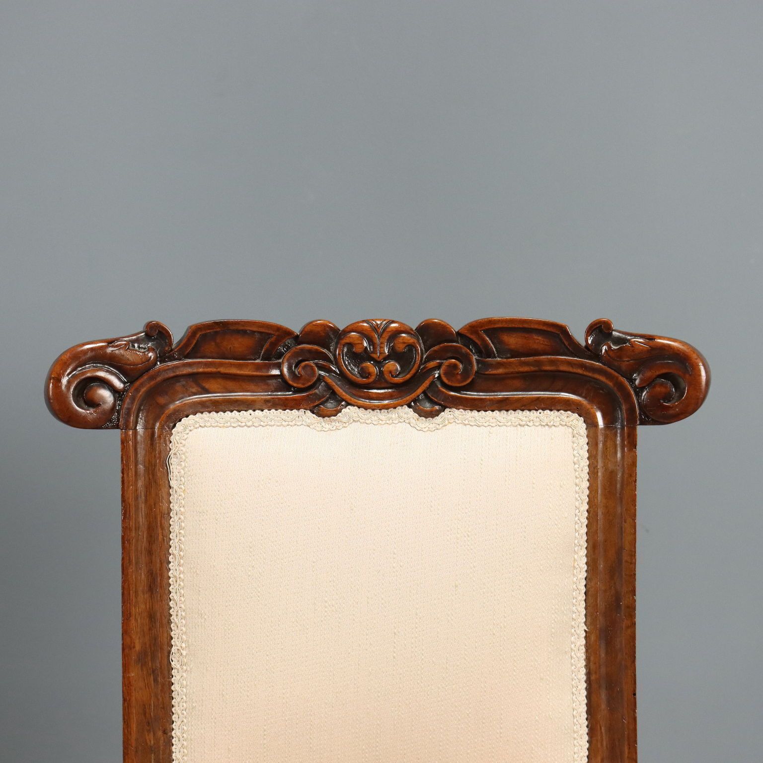 Antique Chairs Louis Philippe Carved Wood Italy XIX Century photo vinterior