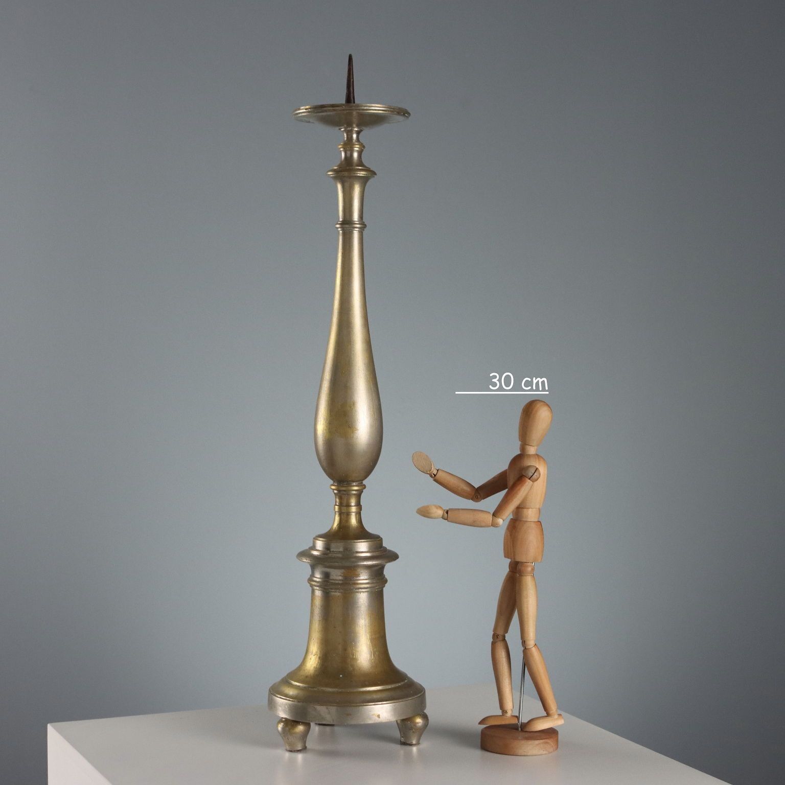 Antique Candelabra Gilded Metal Italy Late XIX Century photo furniture