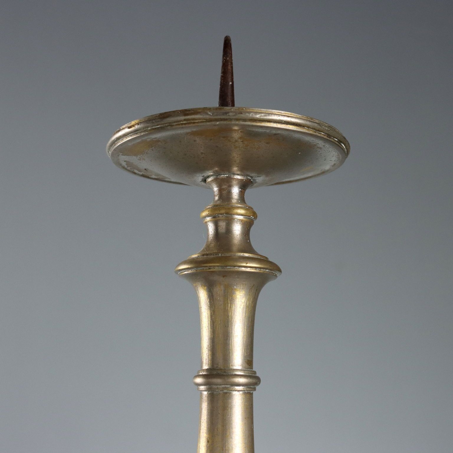 Antique Candelabra Gilded Metal Italy Late XIX Century photo for sale